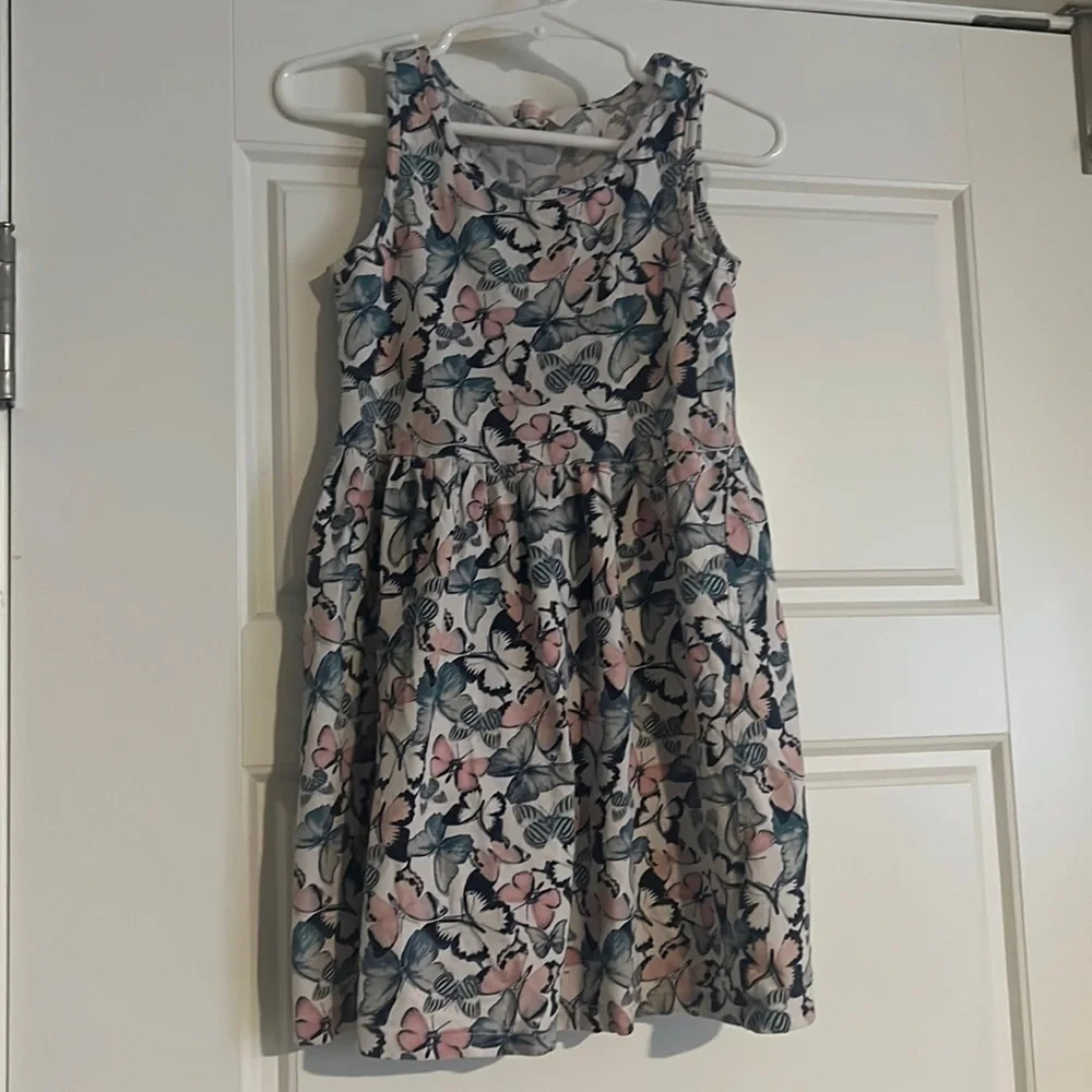$8 ADD ON H&M 1‎ 1/2-2years girls butterfly sleeveless dress Baby Gap Zara